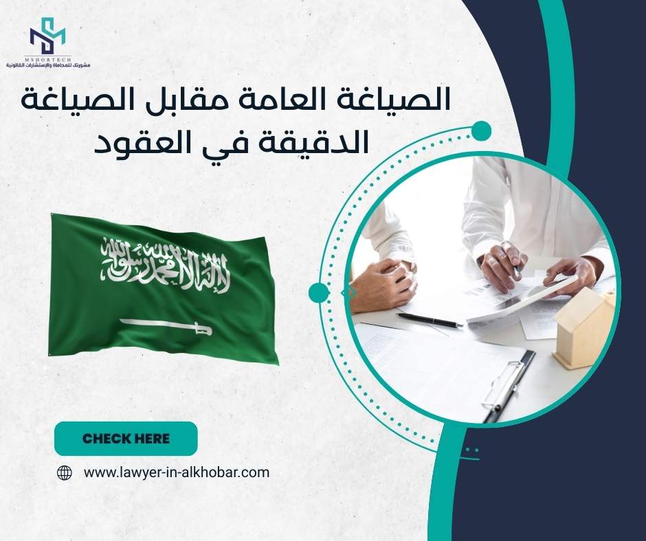 الصياغة العامة مقابل الصياغة الدقيقة في العقود