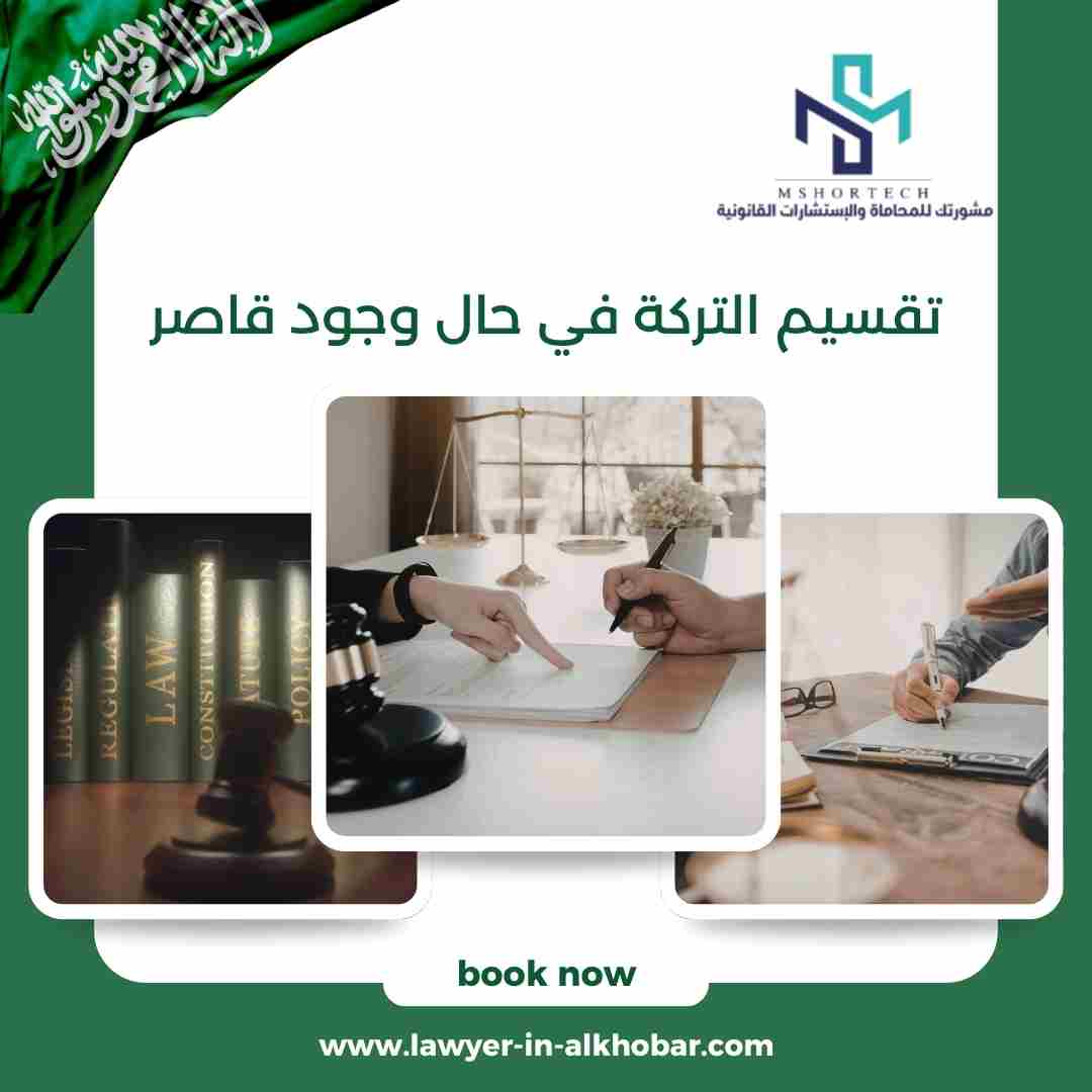 تقسيم التركة في حال وجود قاصر