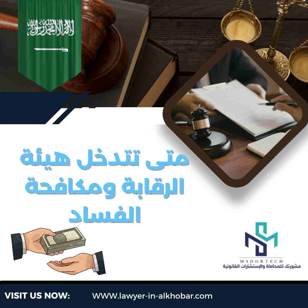 متى تتدخل هيئة الرقابة ومكافحة الفساد
