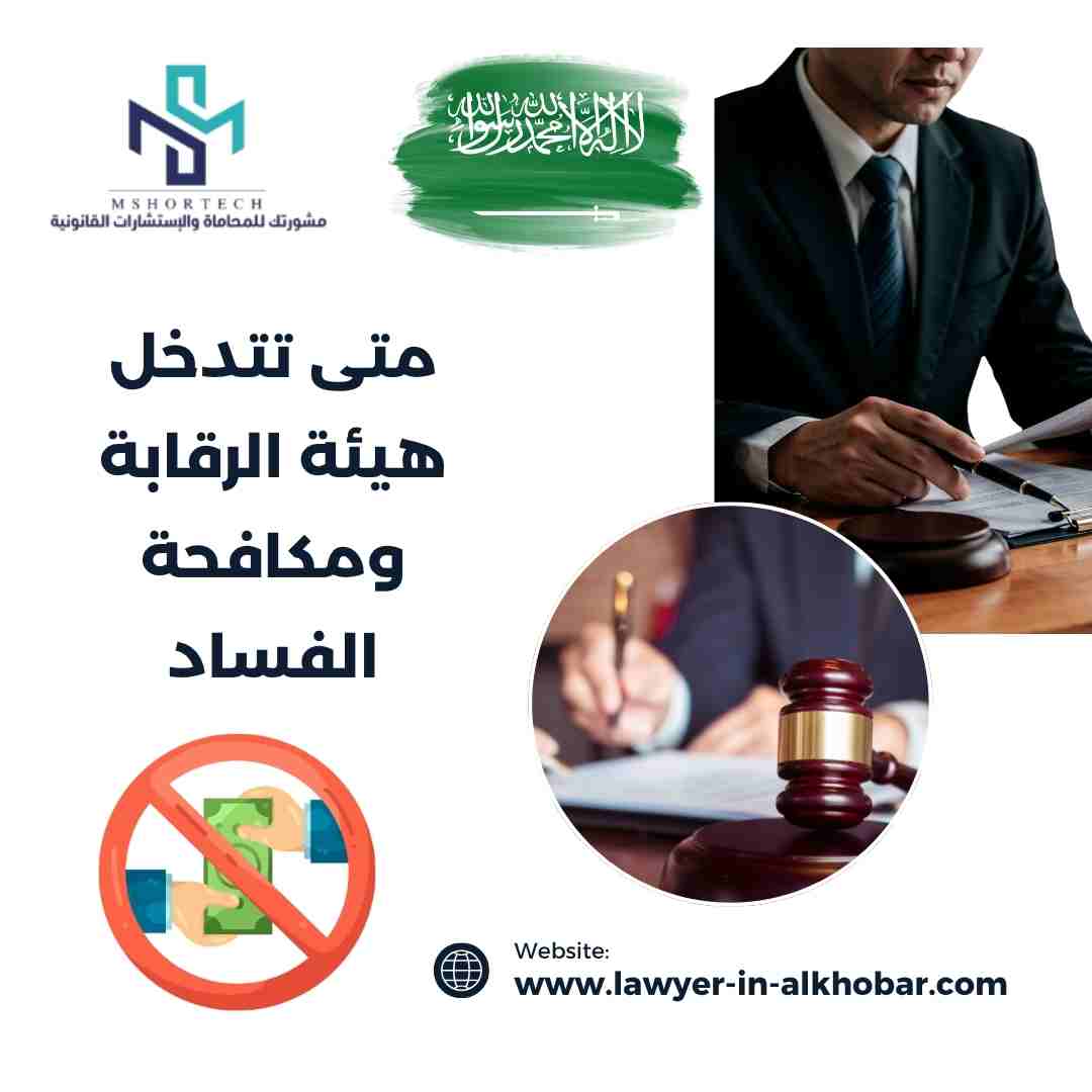 متى تتدخل هيئة الرقابة ومكافحة الفساد