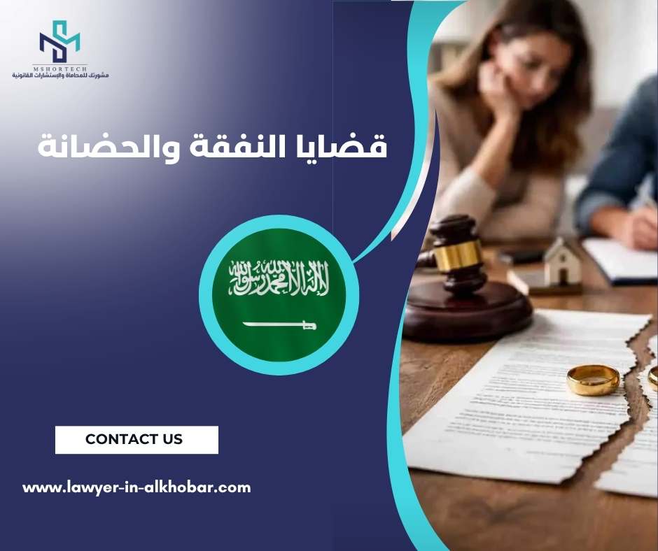 قضايا النفقة والحضانة